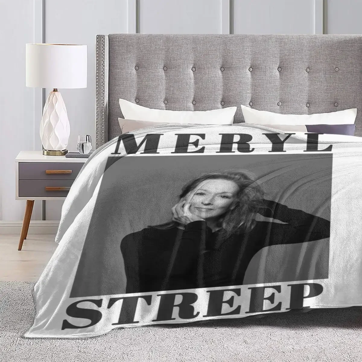Одеяло Meryl Streep Фланелевое покрывало для кемпинга мягкое теплое дивана кровати