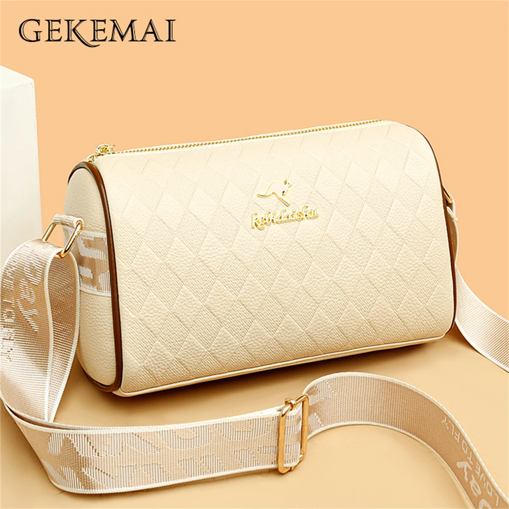 

Women High Quality Leather Handbags Luxury Designer Women Shoulder Crossbody Bags Ladies Large Capacity Messenger Bag Sac A Main