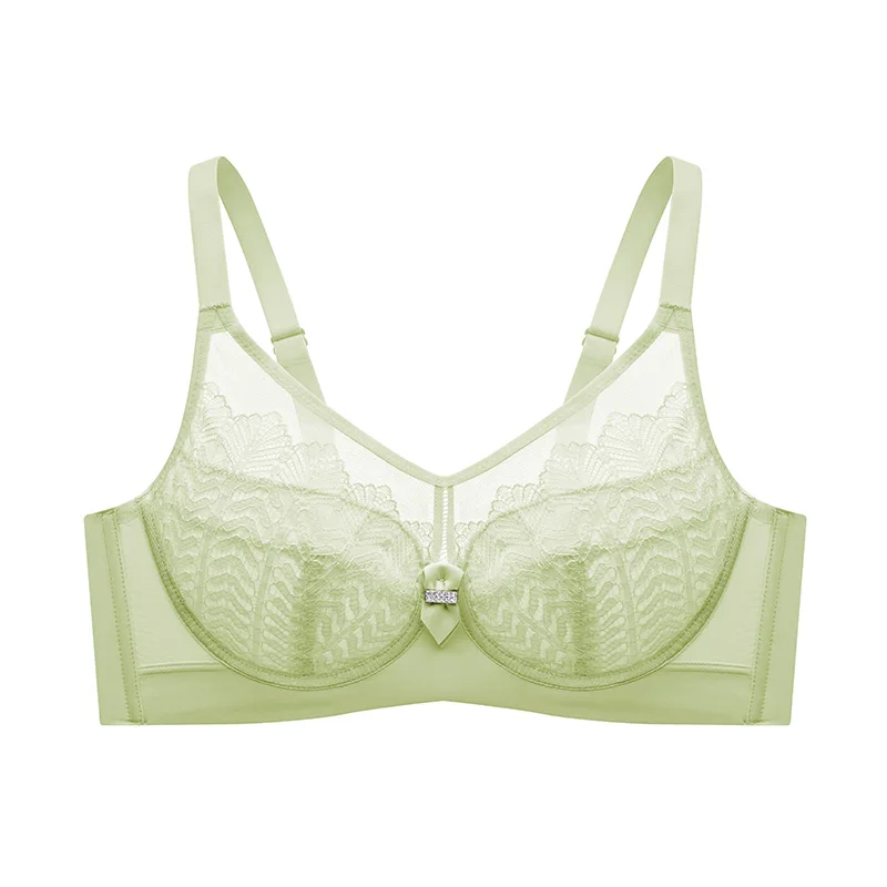 Full Coverage Bra Sexy Anti Protrusion and Sagging Adjustable for Women SWD9022