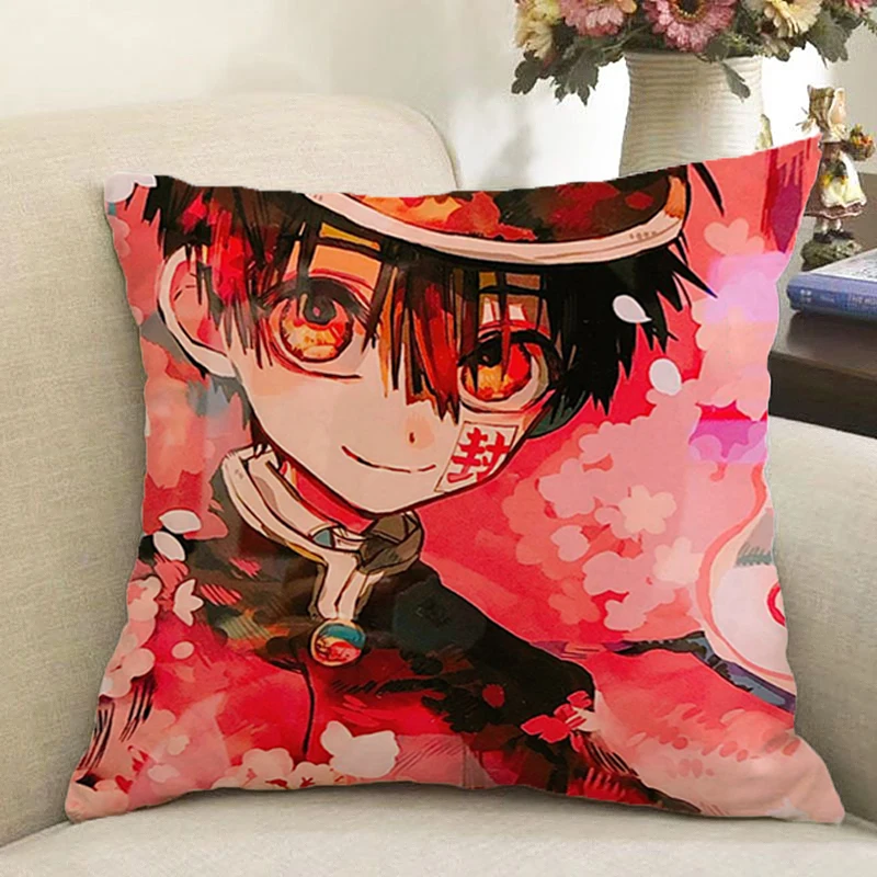 

Наволочка Jibaku Shounen Hanako Kun декоративные подушки для кровати наволочки 45*45 наволочка для подушки на тело автомобильный диван короткая плюшева...