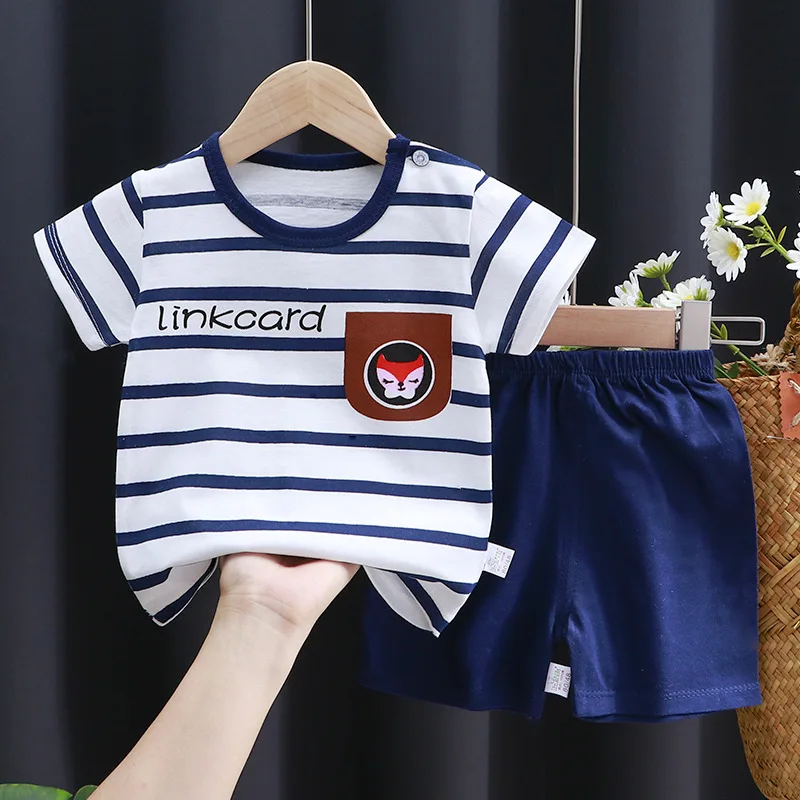 

Summer Clothes for Children's Suits Shorts Toddler Kids Girls Boy Tracksuit Pijamas Sweatshirts T-shirts Outfit Cartoon Sports