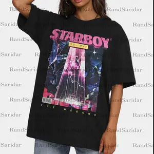 The Weeknd T Shirt Starboy Concert Album Tour Merch Rap Unisex