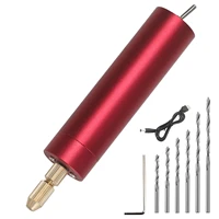 diy drilling electric tool aluminum usb drill engraving pen milling polishing engraving drill bits rotary tools jewelry making