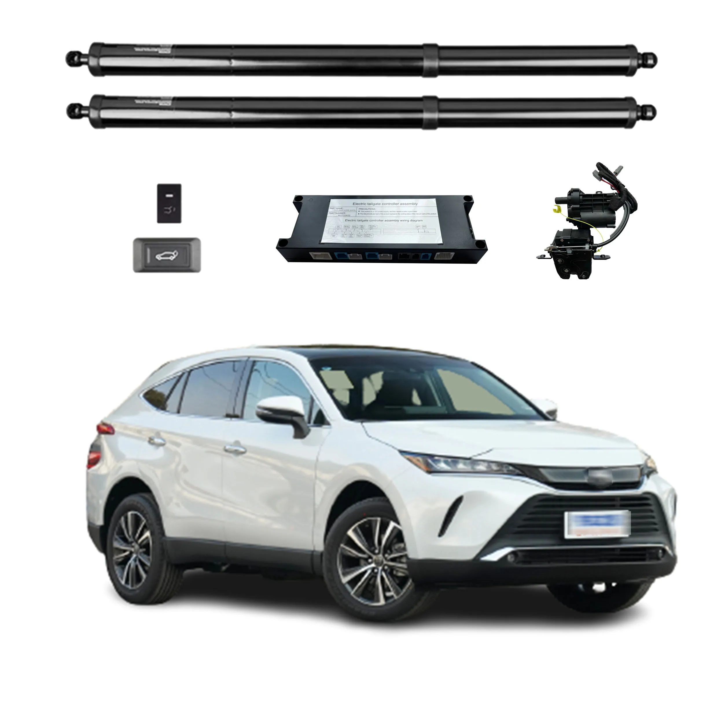 

High Quality Electric Tailgate For Toyota Harrier 2021+ Power Liftgate Auto Trunk Rear Door Opener With Remote Control Function