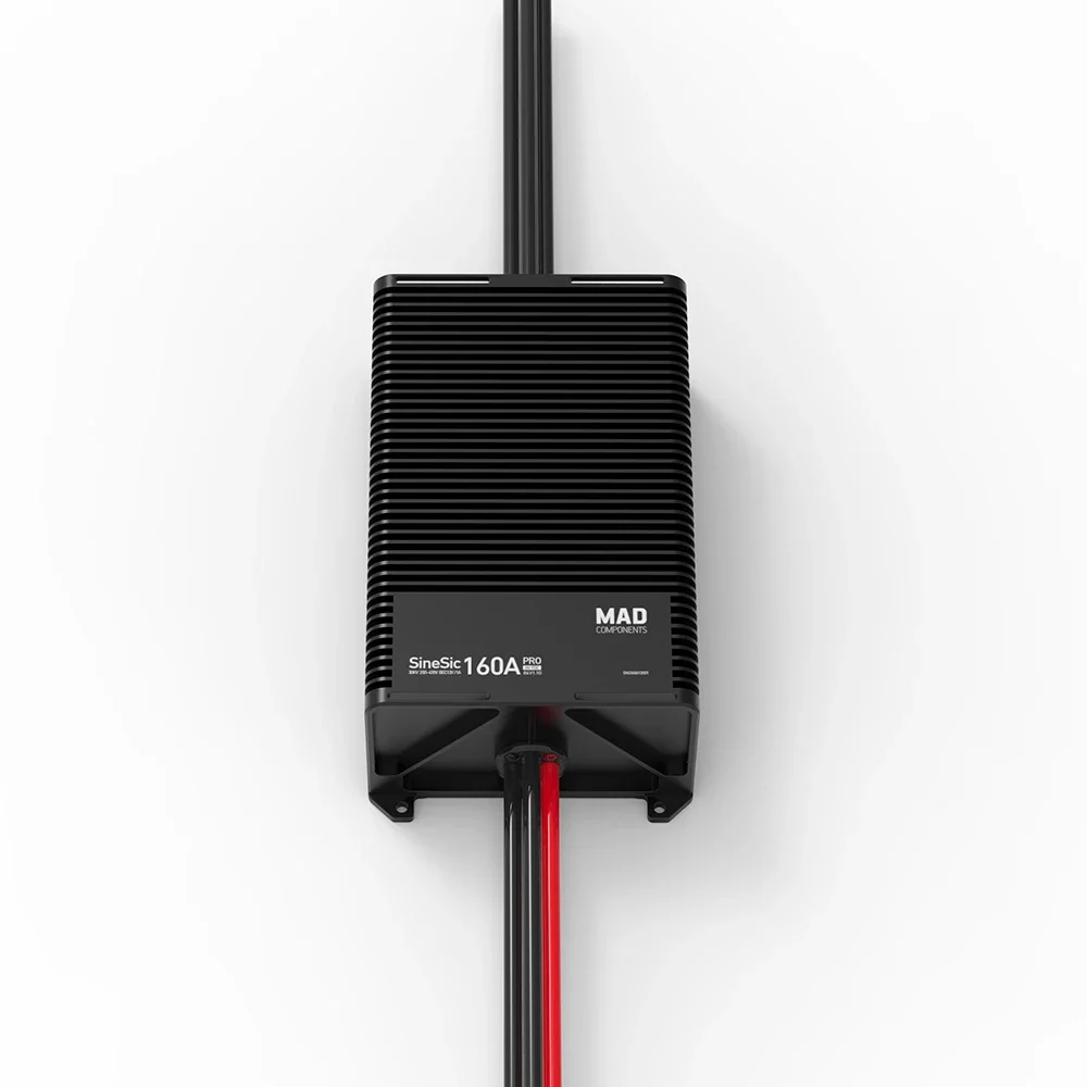Фото Контроллер двигателя UniFlyMAD SineSic 160A Pro 400V ESC для тяжелых мультироторных беспилотных дронов для доставки №3