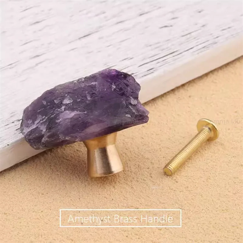 

Ручки для шкафов из латуни с кристаллами