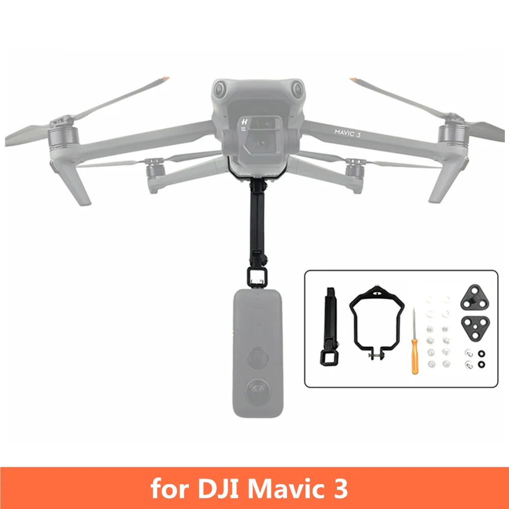 

Extended Bracket Holder for DJI Mavic 3 Accessories Upper Mount Adapter for 360 Panorama Camera Insta360 One X GoPro Action