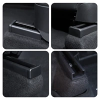 seat slide anti kick plug soft rubber plugs for car rear seat slide rails auto accessories for model y model 3