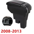 Центральная консоль коробка для хранения подлокотник для Honda Fit Jazz 2008-2013 подлокотник вращающийся 2009 2010 2011 2012