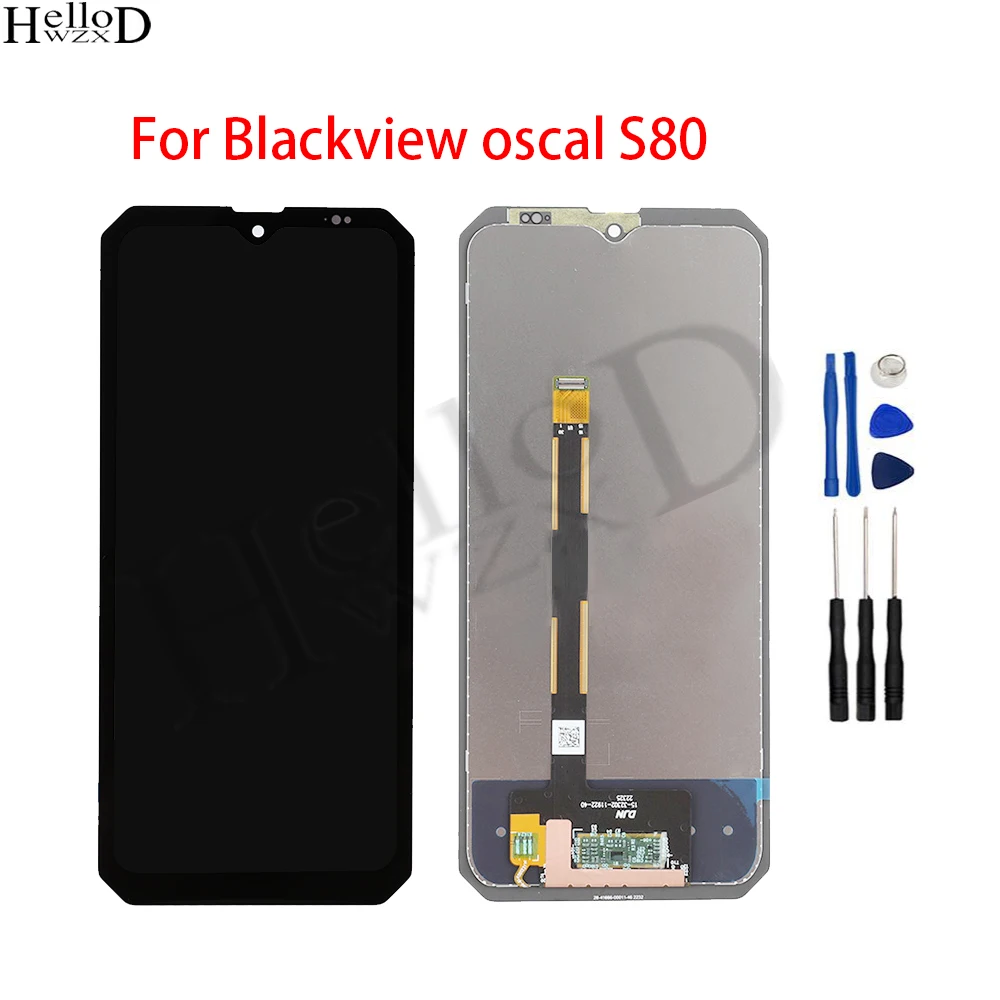 100% протестированный ЖК-экран для Blackview Oscal S80, ЖК-дисплей, экран с дигитайзером в сборе, замена