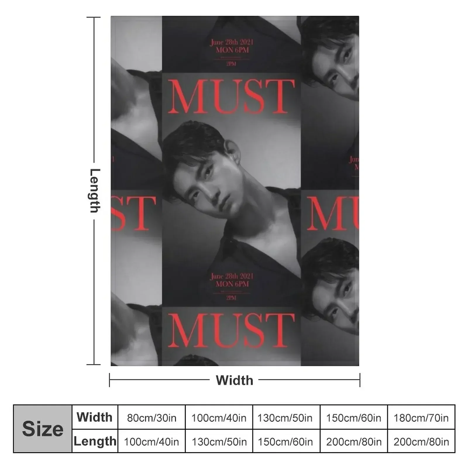 TAECYEON 2PM - пледы для волос тонкие декоративные одеяла диванов