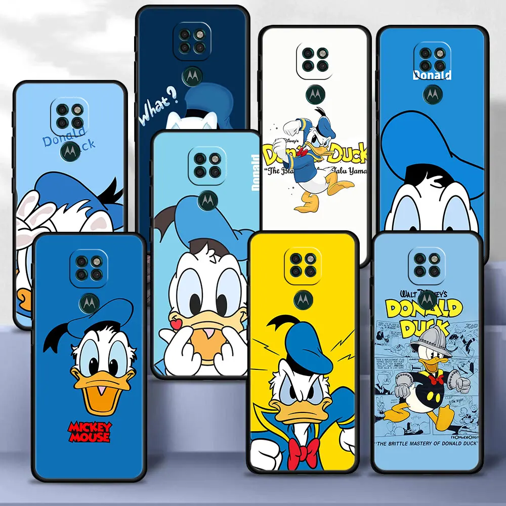 Чехол для Motorola Moto G30 G9 One Fusion G Stylus Edge 20 Plus G50 G60 G60s G8 E6s Hyper Capa Full Disney Дональд Дак -