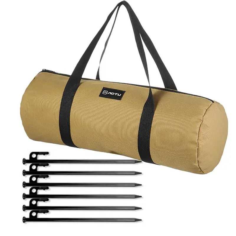 

Tent Peg Bag Stakes Hammers Storage Bag Camping Tent Pegs Nails Hammer Tool Pouches Outdoor Tent Accessories For Backpacking