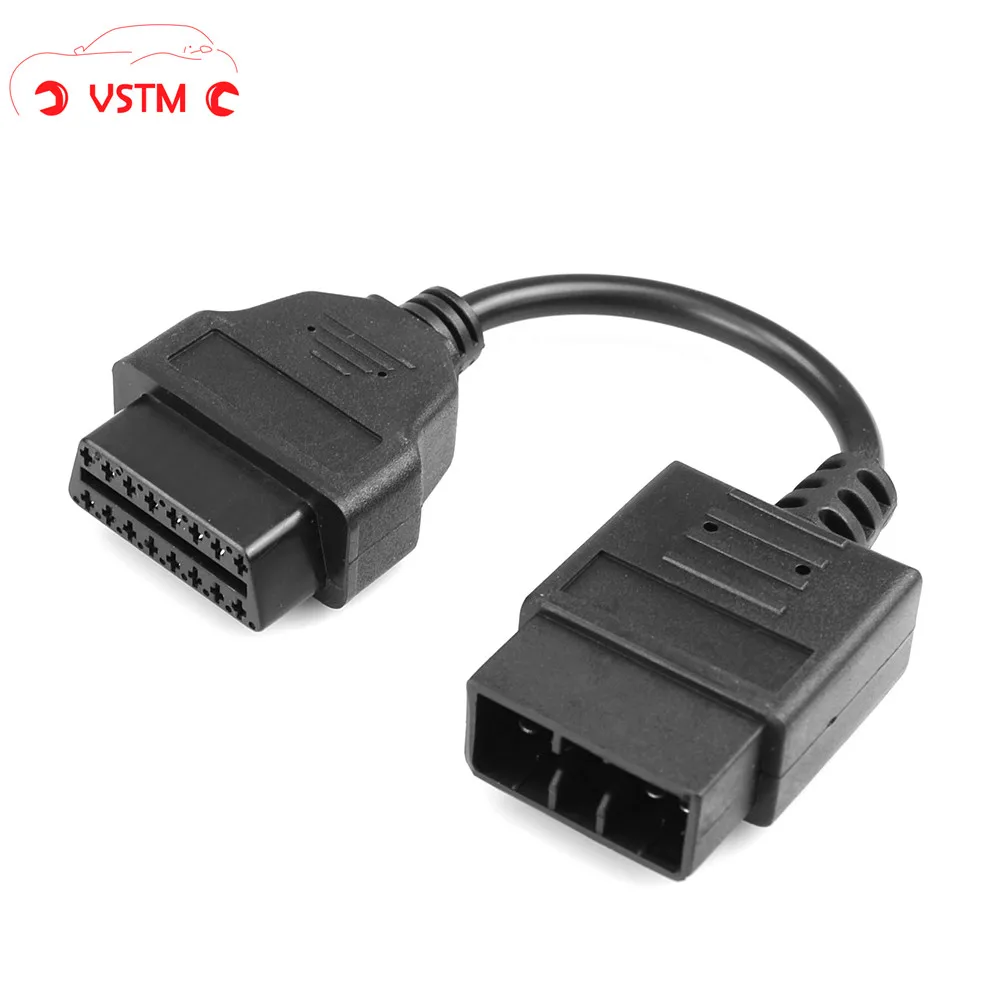 

Free Shipping For Subaru 9pin cable OBD1 to obd2 16 pin lead diagnostic interface cable 9 pin OBDII extension cord lead OBD 2