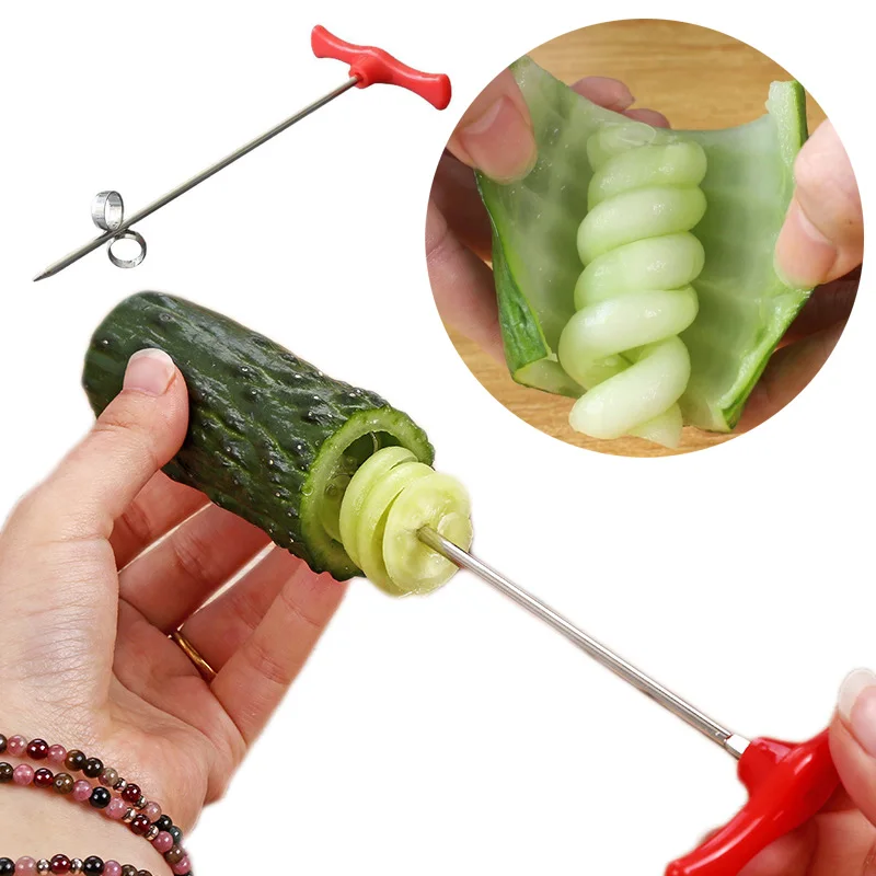 

Potato Spiral Cutter Manual Roller French Fry Cutter Making Twist Shredder Grater Kitchen Gadget Cooking Tools Vegetable Slicer