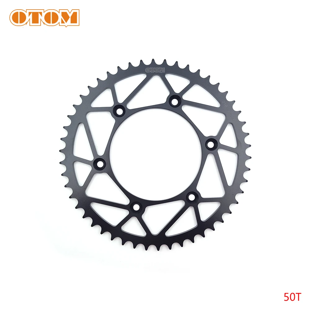 

Цепи OTOM 520, цепи 48T 50T 52T, звездочки задней цепи мотоцикла, Задняя звездочка из углеродистой стали, Cog для HONDA CRF 250 450 CRF250R CRF450R