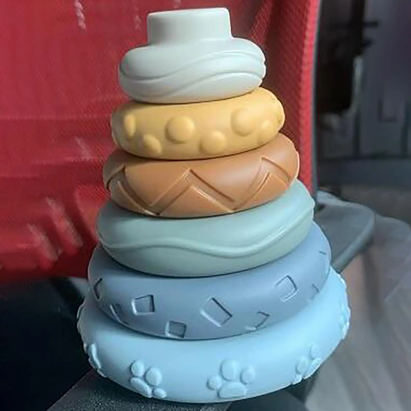 

Stackings Educational Teething Fine Stackable Development Stacker Blocks for Activities Boys Girls 6-18 Months