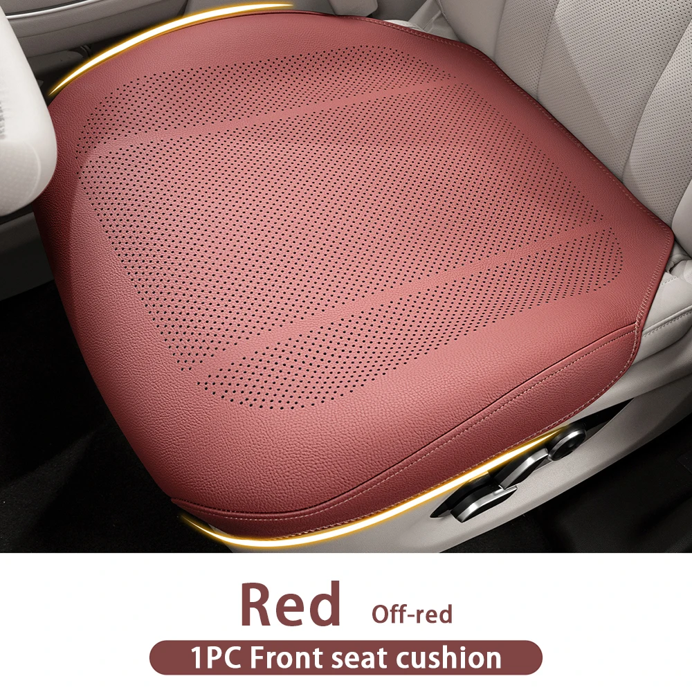 

Универсальная подушка для автомобильного сиденья, кожаная дышащая подушка с отверстием, летний салон автомобиля, чехол для автомобильного сиденья, четыре сезона, автомобильные детали