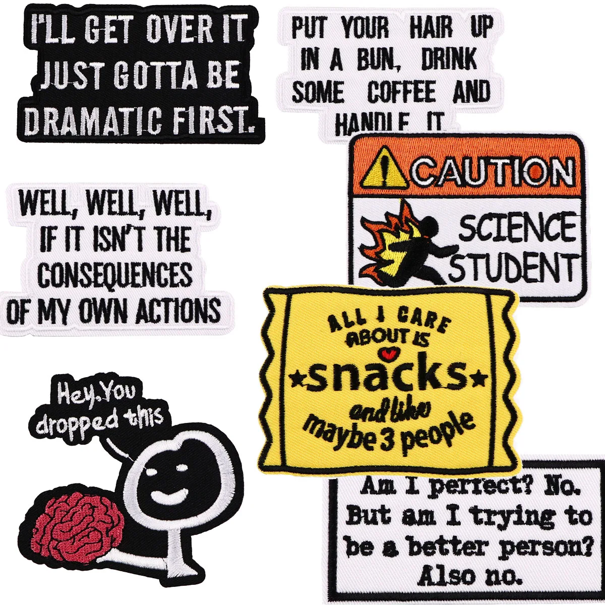 Вышитые нашивки с котиками для одежды наклейки Мультяшные на одежду забавные