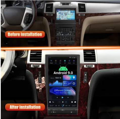 $635.40 PX6 Tesla Vertical Screen GPS Car Radio FOR Cadillac Escalade 2007 2008 2009 2010-2014 Car Video Stereo Multimedia Player