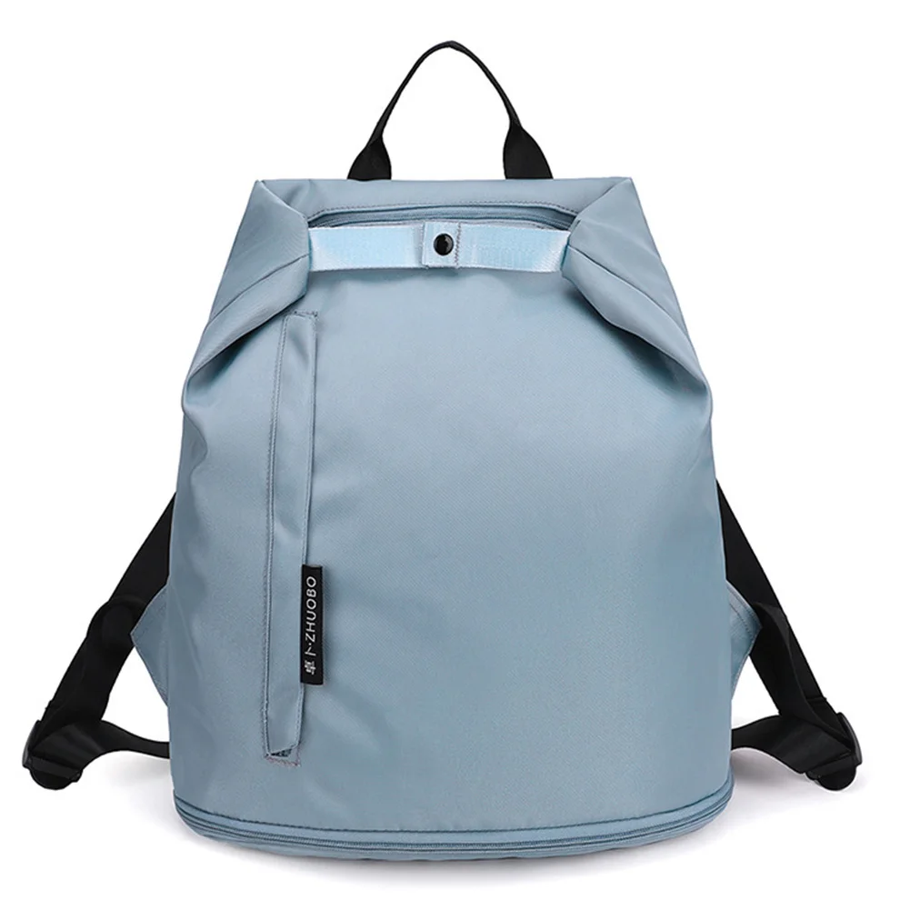 

Модный женский рюкзак из ткани Оксфорд, водонепроницаемые сумки для йоги и спортзала, однотонные дорожные сумки на молнии с несколькими карманами, школьные портфели для ноутбука