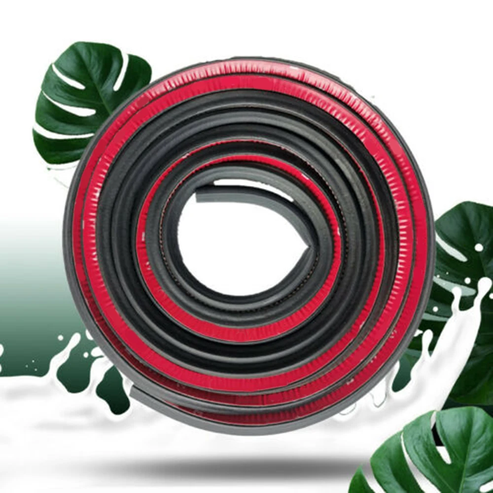 

1pc 10M Double Layer Seal Strip Upgraded Car Door Trunk-Weather EPDM Rubber Strip Edge Moulding L-Shaped Seal