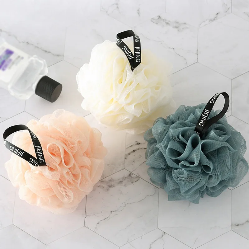 

Soft Shower Mesh Foaming Sponge Exfoliating Scrubber Colour Bath Bubble Ball Body Skin Cleaner Cleaning Tool Bathroom Supplies