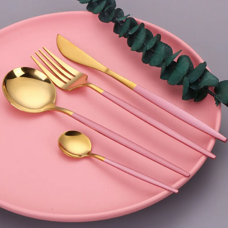 Dinnerware Flatware Set  Silverware Knife Fork Spoon Dinner 