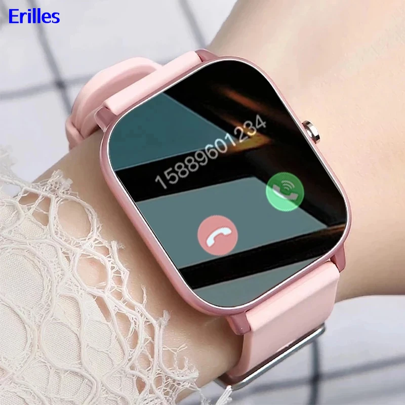 

2023 New H10 Bluetooth Call Women's Smart Watch 1.69 inch Full Touch Screen Fashion Watch Blood Pressure Sport Smartwatch women
