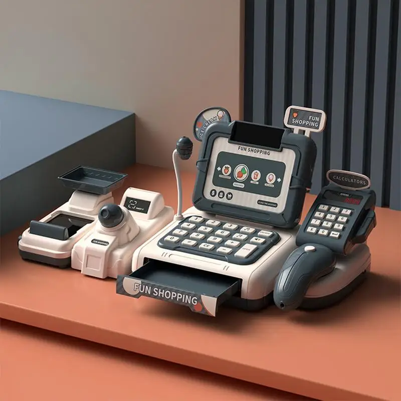 Детский кассовый аппарат ролевой ролевые игры расчетные Детские аксессуары для