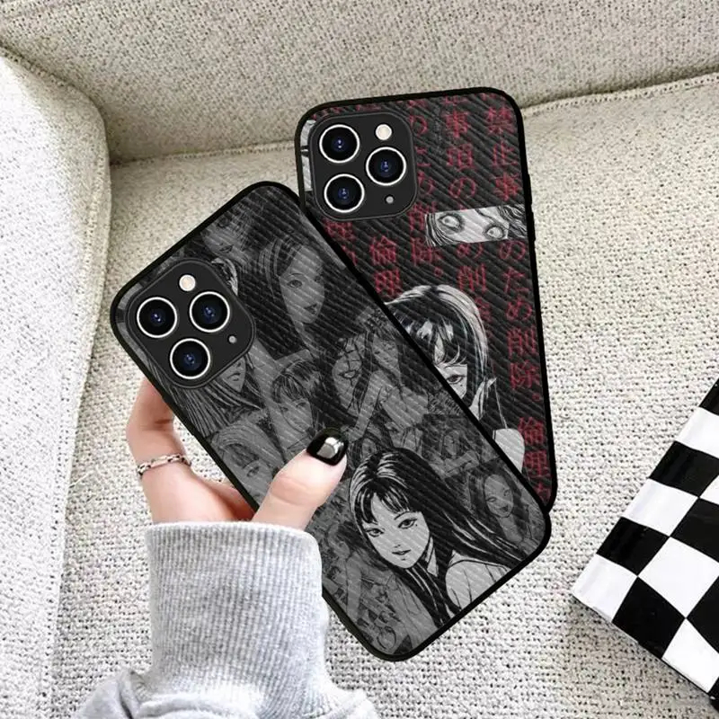 

Cartoon Tomie Kawakami Junji Ito Phone Case Hard Leather Case for iPhone 11 12 13 Mini Pro Max 8 7 Plus SE 2020 X XR XS Coque