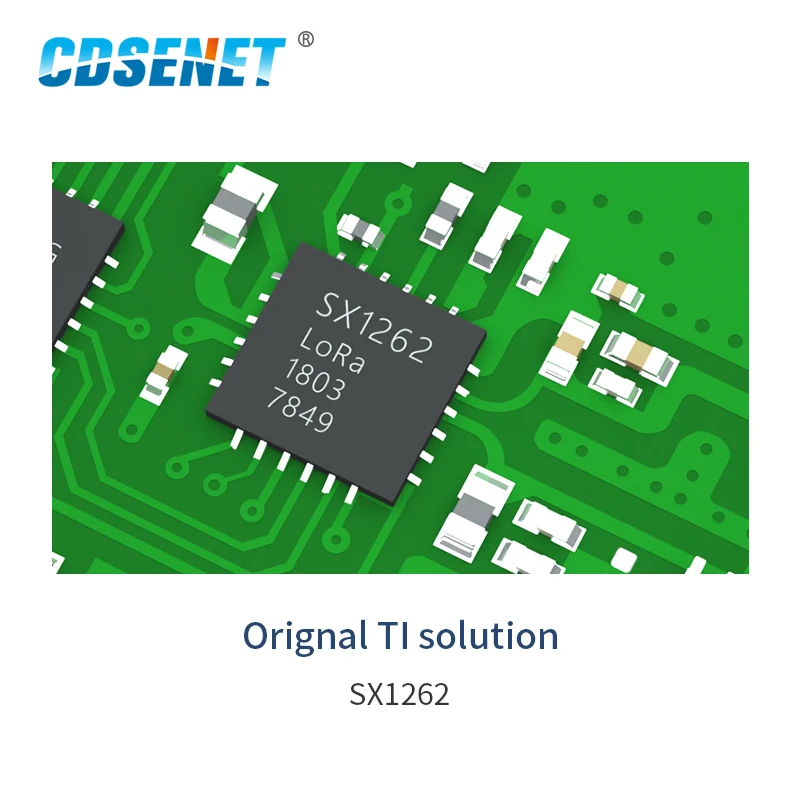 Lora Wireless Module SX1262 RF Chip LoRa Spread Spectrum Automatic Relay Networking Lower Power Consumption E22-900T30D