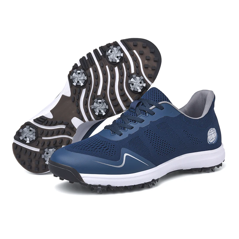 

Professional Golf Spikes Shoes for Men Large Size 45 46 47 Outdoor Golfer Athletic Practice Trainers Nails Golf Shoes