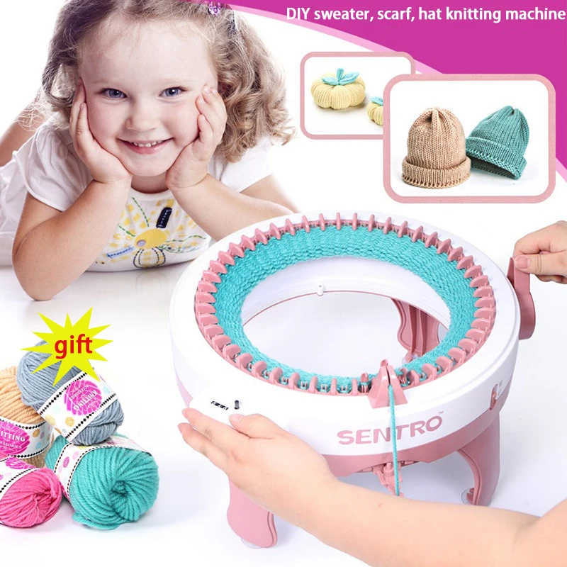 

48 Needles Knitting Machine Weaving Loom Machine For Adults Kids Dolly Knitting Markers Yarns For Knitting And Crochet DIY Gift