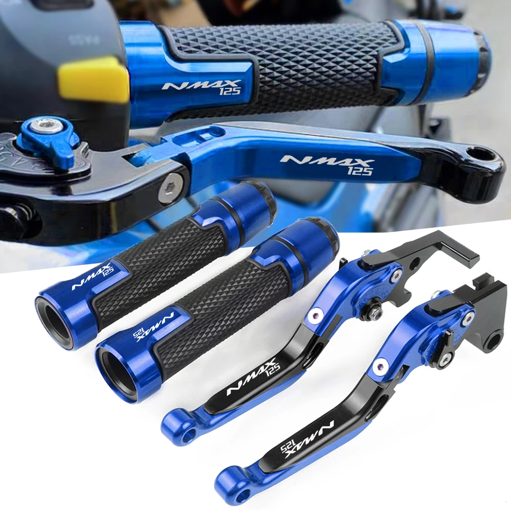 

Motorcycle Brake Clutch Lever Handle Bar Grips For Yamaha NMAX125 NMAX 125 2015 2016 2017 Parts Handle Grip CNC Accessories