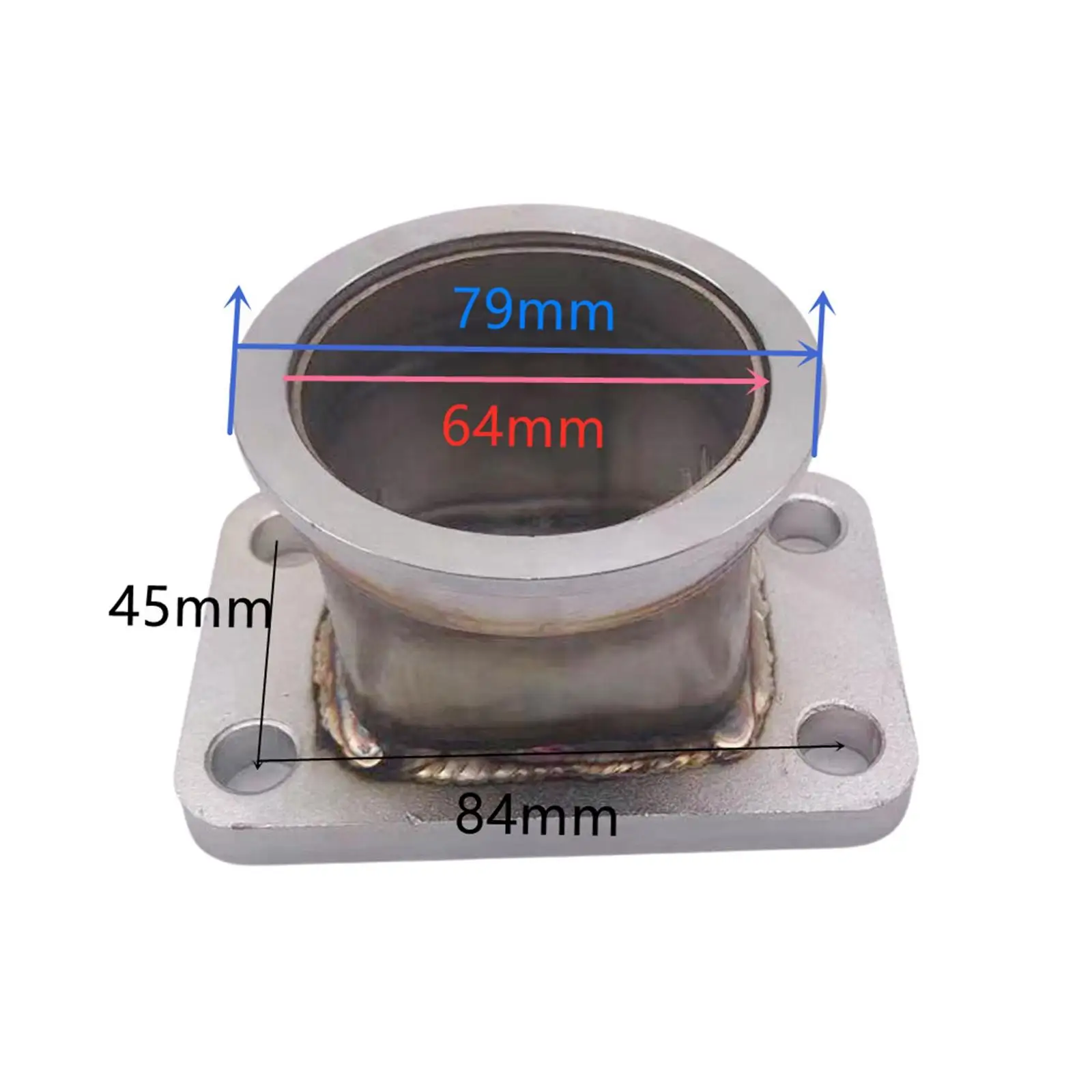Фланцевый адаптер T3 с V-образным диапазоном 2 5 дюйма 4 болта стабильная