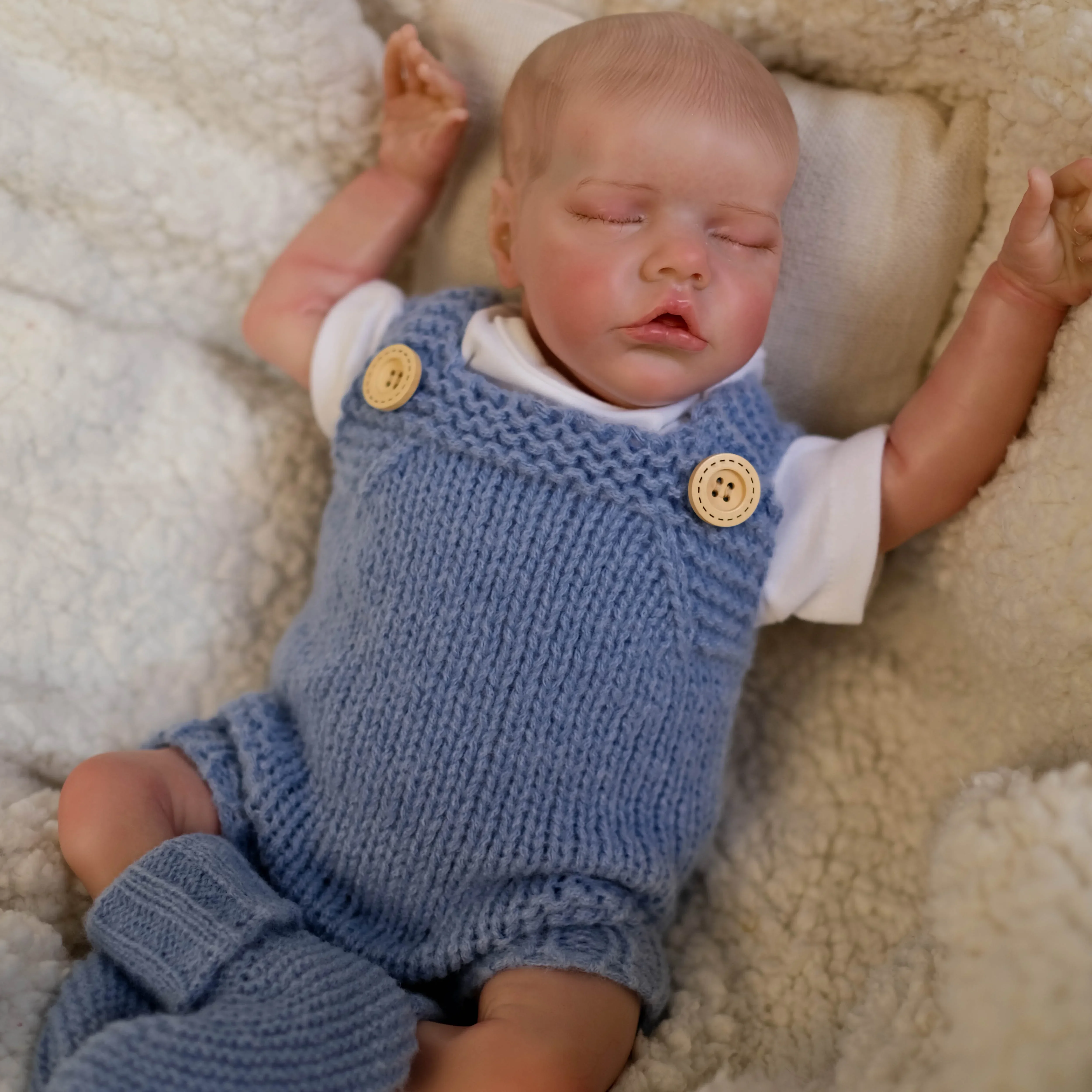 NPK 40 см мягкое тело Reborn TwinB кукла для маленьких мальчиков реалистичная