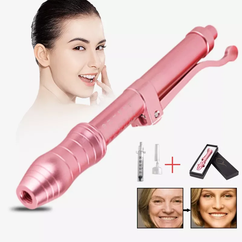 

NEW2023 Pink Hyaluronique Pen Hyaluronic Acid Guns No Injection Serum Pen For Anti-wrinkle Skin Rejuvenation Lips Lifting Lip At