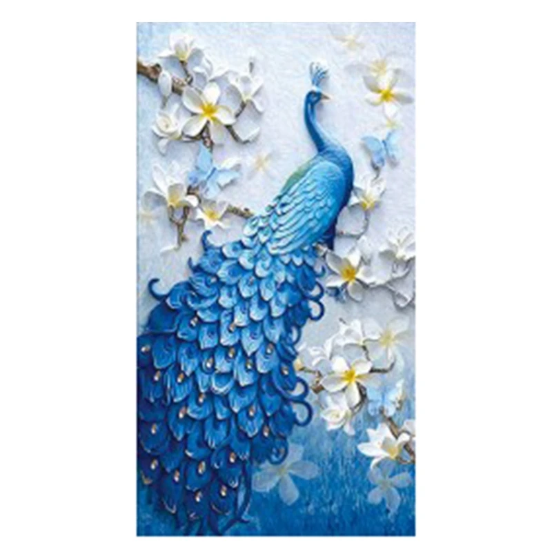

DIY Diamond Painting, Diamond Embroidery, Animal, Peacock, Full, Rhinestone, 5D Diamond Mosaic, Decoration