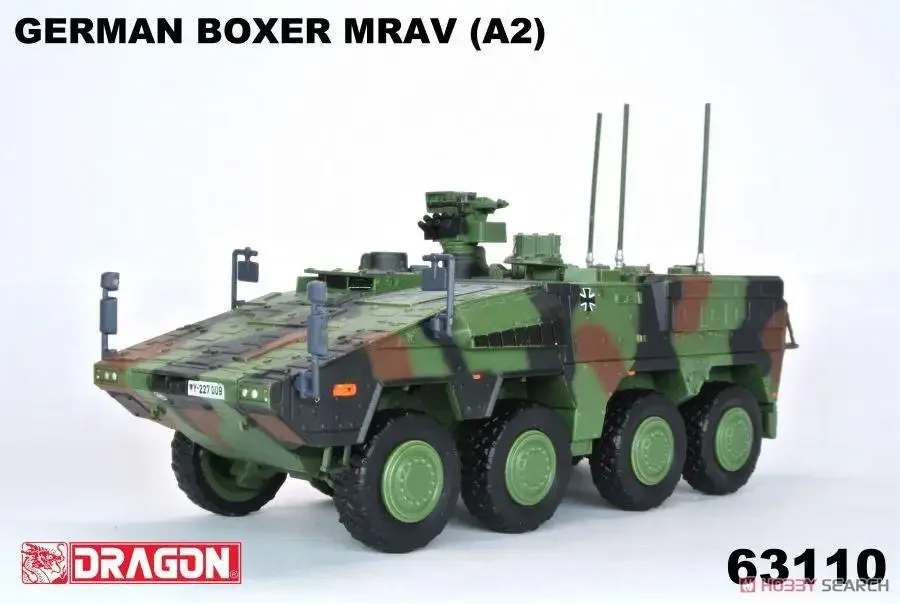 Dragon 63110 Масштаб 1/72 немецкий боксер MRAV A2 Колесный бронеавтомобиль (номер