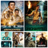 uncharted movie tom holland diamond painting wall art cross stitch drake picture full drills embroidery handwork home decor