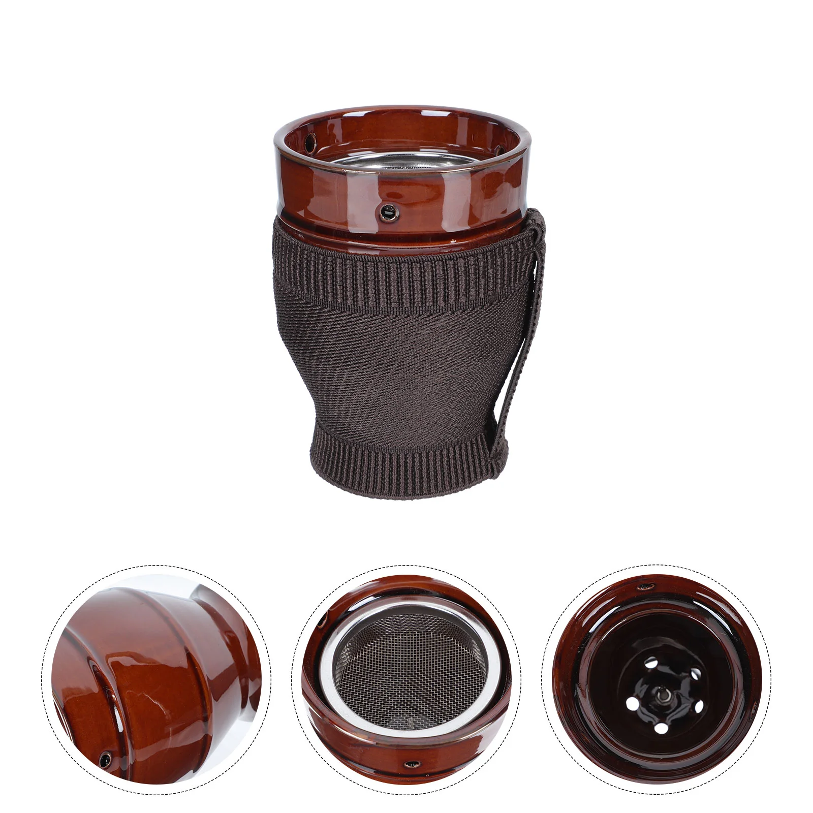 

1pc Body Care Tool Ceramic Body Massager Moxibustion Cup Home Moxibustion Tool for Body Massage