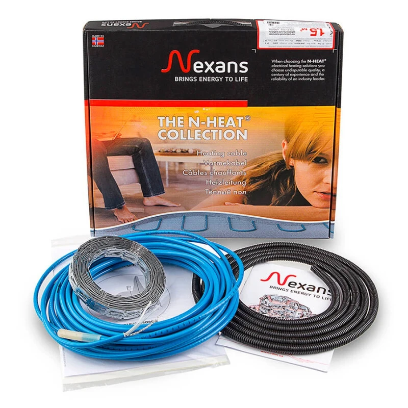 Теплый пол Nexans кабель нагревательный двужильный TXLP/2R 840 Вт 49.7 п.м. 5 м2 |