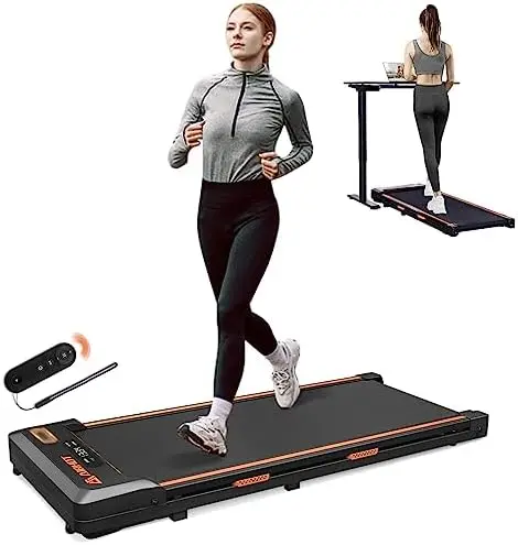 Under Desk Treadmill, Walking Pad 2 in 1 for Walking and Jogging, Portable Walking Treadmill with Remote Control Lanyard for Hom