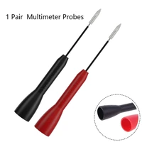 2pcs universal pa66 nylon multimeter test probes 2mm interface 1mm probe diameter 8 5cm length