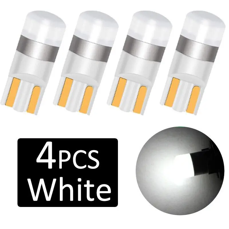 

Комплект Из 4 Сверхъярких Светодиодных Ламп 3030 SMD T10 W5W Для Салона Автомобиля С Автоматическим Включением, Для Чтения