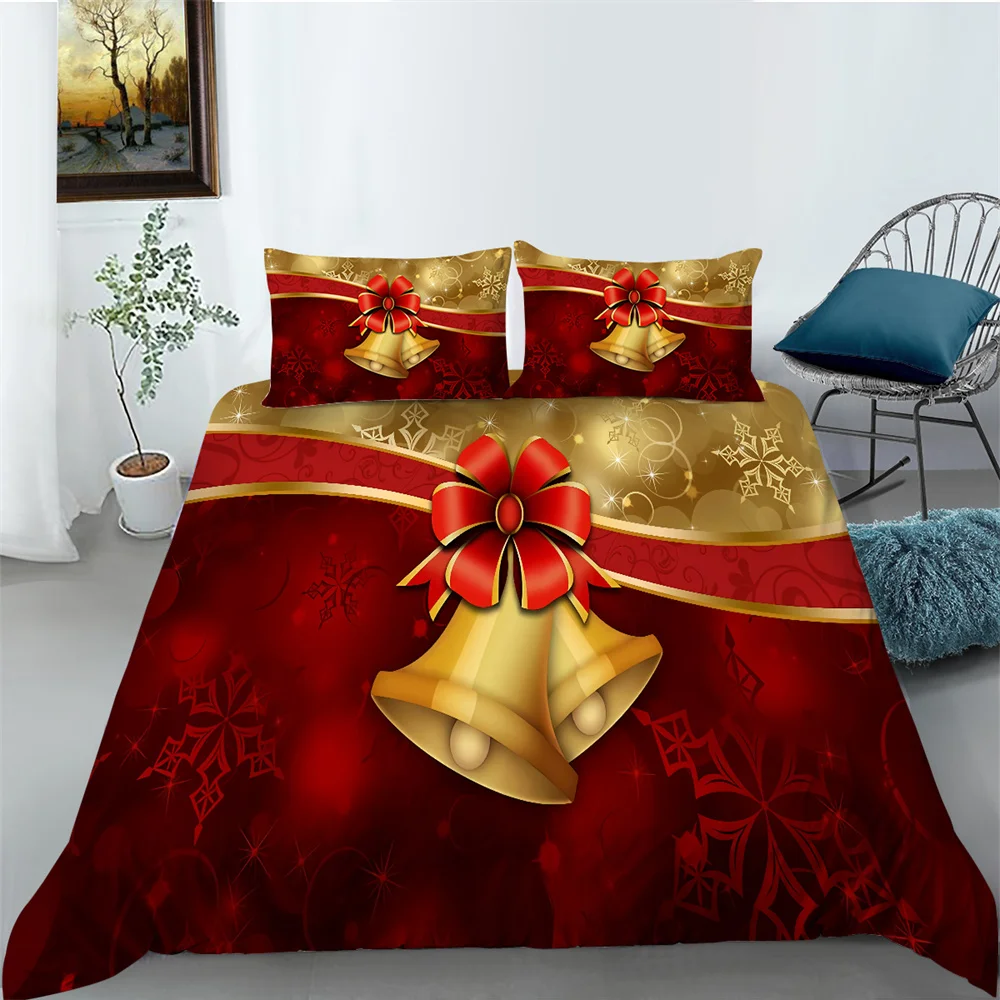 

Рождественские пододеяльники, новый комплект постельного белья для детей, подростков, одинарный и двойной размер, украшение для спальни, ко...