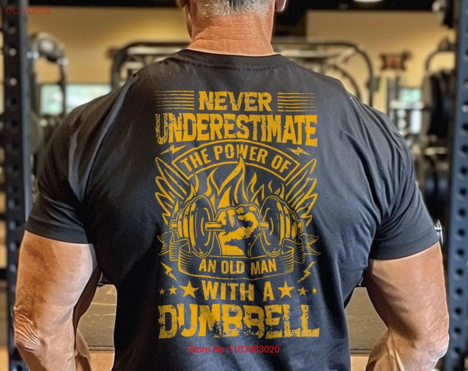 Футболка для тренировок папы мужская футболка тренажерного зала Junkie Cool Dumbell