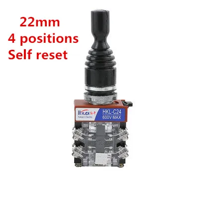 22mm joystick switch self reset / self-locking cross rocker 2 4 position HKL-C12 HKL-C22 HKL-C14 HKL-C24 |
