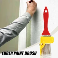 edger paint brush durable lightweight clean cut painting brush with wood handle diy tool for frame wall ceiling edges trim